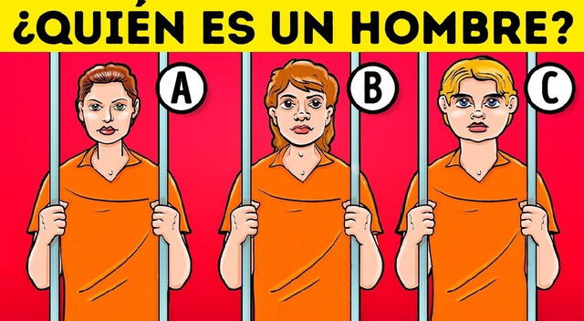 Averigua en 8 segundos qué reo es un hombre y demuestra que eres genio. | Fuente: Acertijo en 7 segundos.