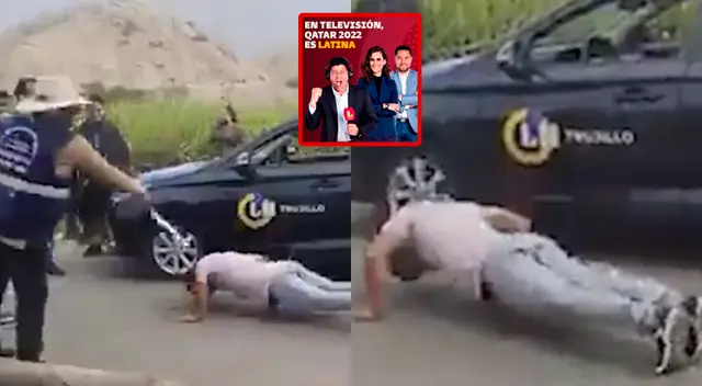 El chofer de esta casa televisiva tuvo que realizar ejercicios en contra su voluntad.