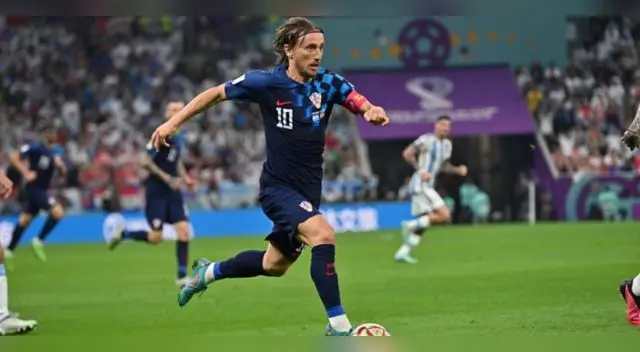 Luka Modric se lució con una 'huacha' contra Mac Allister