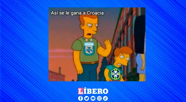 Brasil no pudo ante Croacia y los hinchas argentinos sacaron cara por su victoria.