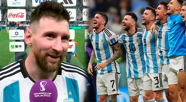 Lionel Messi se emociona tras llegar a una nueva final del Mundial
