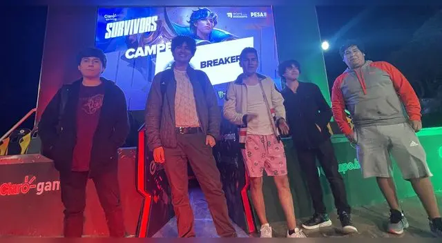 Breakers campeón Claro gaming SURVIVORS