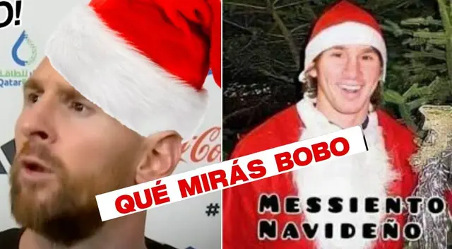 La famosa frase de Messi se convirtió en tema navideño: '¿Qué mirás, bobo'?