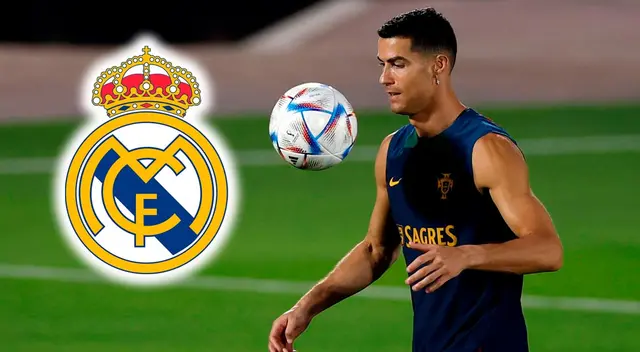 Cristiano Ronaldo entrenó en el campo de Real Madrid Cristiano Ronaldo entrenó en el campo de Real Madrid