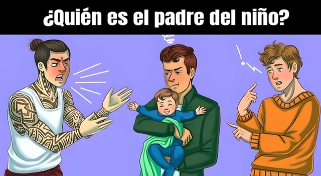 ¿Quién es el papá? Trata de descifrar este acertijo en solamente 7 segundos ¿Quién es el papá? Trata de descifrar este acertijo en solamente 7 segundos