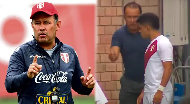 Juan Reynoso estuvo en amistoso de la Selección Peruana Sub20 y aconsejó a los jugadores