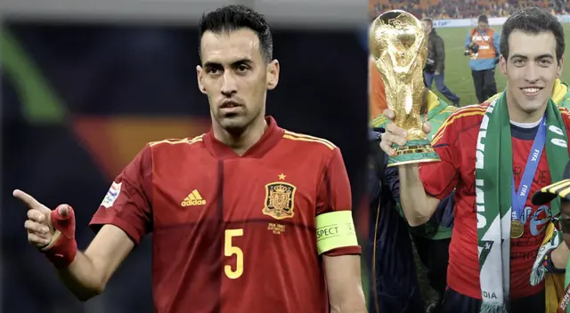 Busquets anuncia su retiro de la Selección de España.