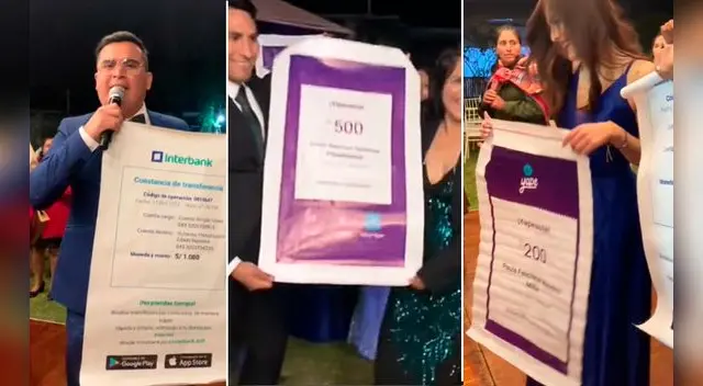 Invitados a la boda se vistieron de 'depósitos TikTok' para impresionar a los novios y son viral