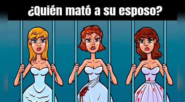 ¿Qué novia es una asesina? Soluciona este acertijo en apenas 9 segundos