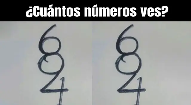 ¿Cuántos números ves? Solo el 3% descifró este enigmático reto visual ¿Cuántos números ves? Solo el 3% descifró este enigmático reto visual