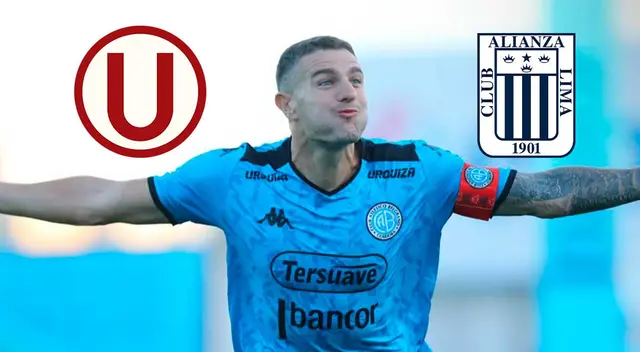 Pablo Vegetti interesaba en Universitario y Alianza Lima, pero inició pretemporada con emblemático club. Foto: Belgrano / Composición Líbero