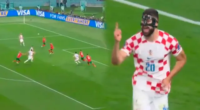 Gol de Croacia para el 1-0 ante Marruecos Gol de Croacia para el 1-0 ante Marruecos