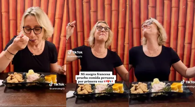 Una mujer francesa se volvió viral luego de probar la comida peruana