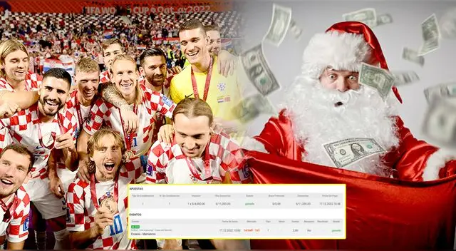 Hincha confía en Croacia de Luka Modrić y gana más de 11 mil soles con su apuesta.