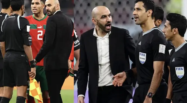 Los jugadores no pasaron por alto la mala actuación del arbitro.