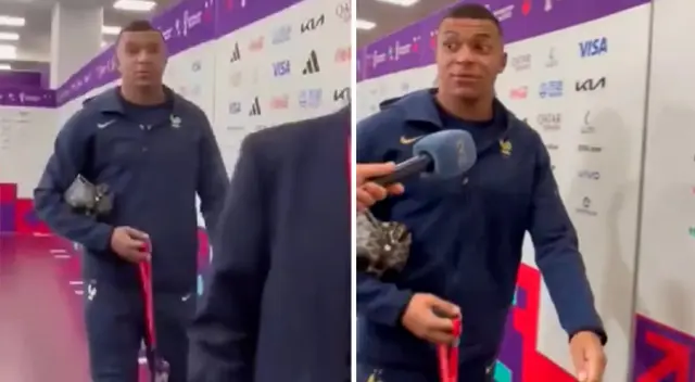 Kylian Mbappé hizo un gesto contra Lionel Messi