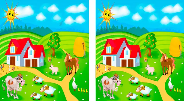 Logra encontrar todas las diferencias en el menor tiempo posible. ¿Podrás hacerlo? Logra encontrar todas las diferencias en el menor tiempo posible. ¿Podrás hacerlo?