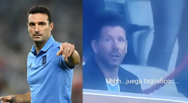 Simeone desaprueba decisión de Scaloni.