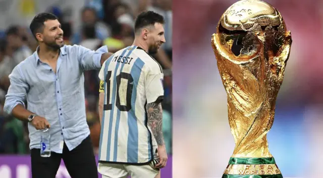 Agüero le desea lo mejor a la plantilla 'gaucha' para la final. Agüero le desea lo mejor a la plantilla 'gaucha' para la final.