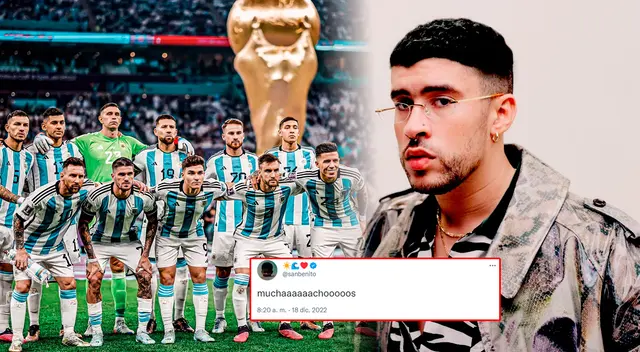 El popular 'Conejo Malo' publicó un post con la frase "Muchachos" del cántico de Argentina.