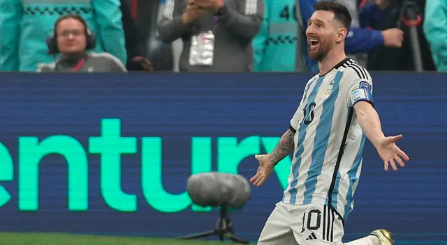 Lionel Messi con suspenso anota el 3-2 de Argentina sobre Francia Lionel Messi con suspenso anota el 3-2 de Argentina sobre Francia