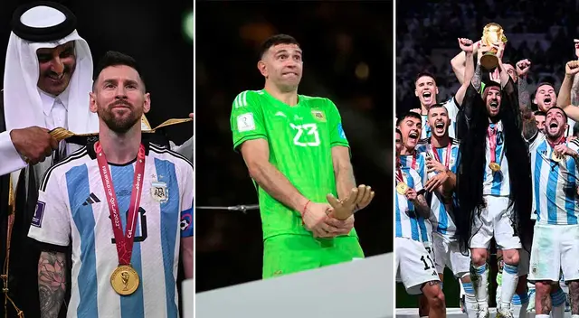 Argentina se coronó campeón del Mundial Qatar 2022. Foto: Composición Líbero