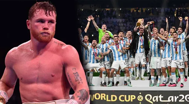 Canelo Álvarez le envió un mensaje a Argentina y Messi