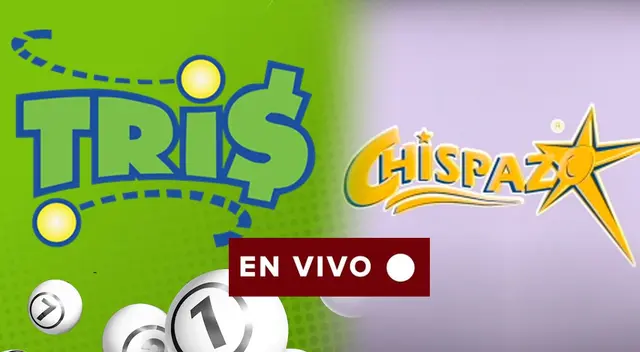 Conoce los resultados del Tris de Hoy y el sorteo Chispazo de Lotería Nacional.