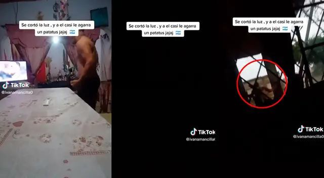El hincha no podía creer lo que pasaba y salió para buscar una tv. El hincha no podía creer lo que pasaba y salió para buscar una tv.