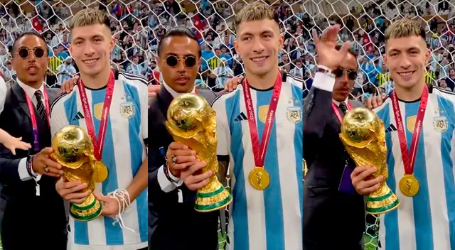 El famosos chef turco hizo su singular gesto de 'la sal' cuando futbolista se tomaba foto con la copa. El famosos chef turco hizo su singular gesto de 'la sal' cuando futbolista se tomaba foto con la copa.