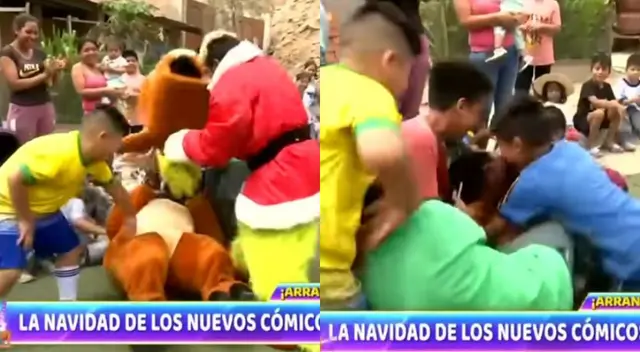 Elenco del 'Chino risas' en Carabayllo se hicieron virales.
