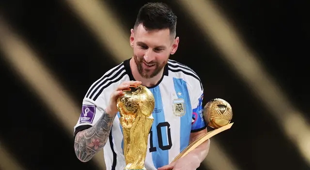 Lionel Messi ganó el Mundial Qatar 2022 y fue elegido el mejor jugador.
