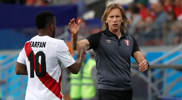 Ricardo Gareca llevó a Jefferson Farfán al Mundial Rusia 2018.