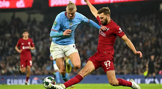 Manchester City venció a Liverpool por los octavos de final de la Carabao Cup