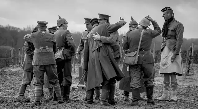 Simplemente fútbol: El día que un partido detuvo la Primera Guerra Mundial.