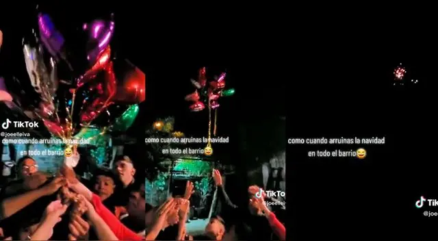 La singular celebración de Navidad de una familia dejó a todo un vecindario sin luz.