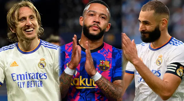 Con Benzema, Modric y Depay: Lujoso equipo de futbolistas que quedarán libres esta semana. Con Benzema, Modric y Depay: Lujoso equipo de futbolistas que quedarán libres esta semana.