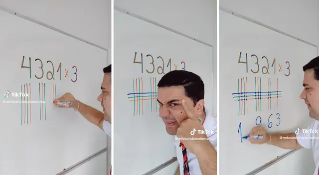 Gracias a sus divertidas formas de explicar problemas matemáticos, su cuenta es la sensación de TikTok.