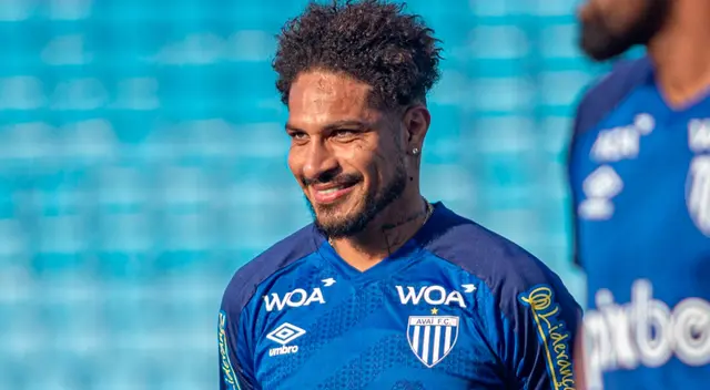 Paolo Guerrero fue parte de la reciente temporada del Avaí.