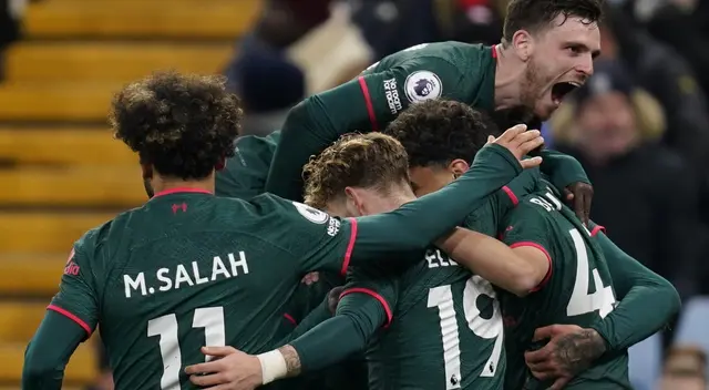Liverpool derrotó a Aston Villa en la Premier