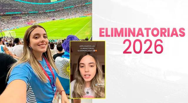 Alaska se pronunció a través de su cuenta de TikTok sobre las próximas  Eliminatorias Sudamericanas 2026.
