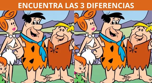 Intenta encontrar las 3 diferencias en tiempo récord.