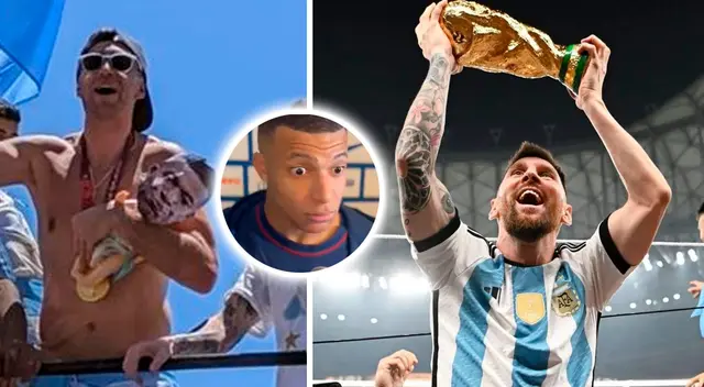 Kylian Mbappé habló por primera vez sobre Lionel Messi y Dibu Martínez