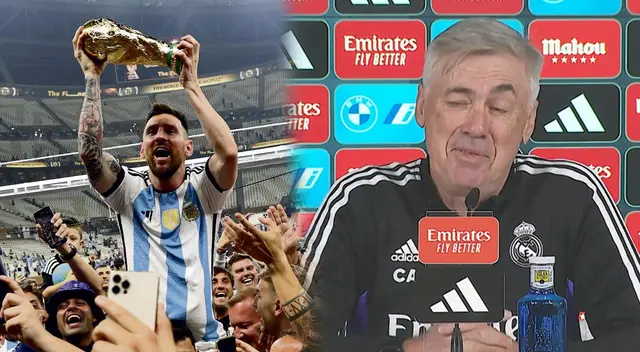 Carlo Ancelotti se refirió a Lionel Messi tras su título en el Mundial Qatar 2022 Carlo Ancelotti se refirió a Lionel Messi tras su título en el Mundial Qatar 2022