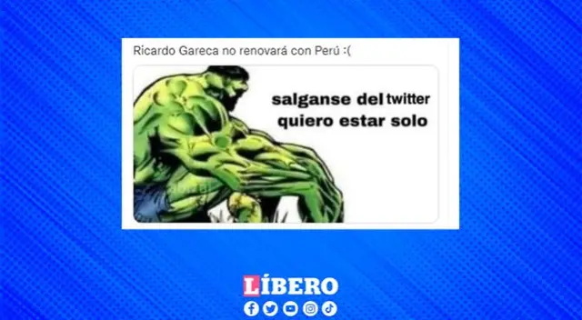 Gareca dejo de ser DT de la selección peruana y miles de peruanos lo sufrieron.