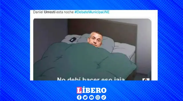 En el debate de las elecciones municipales 2022, Daniel Urresti fue víctima de crueles memes.