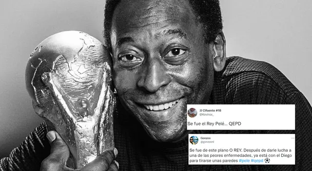 Pele falleció y usuarios en redes sociales comienzan a reaccionar