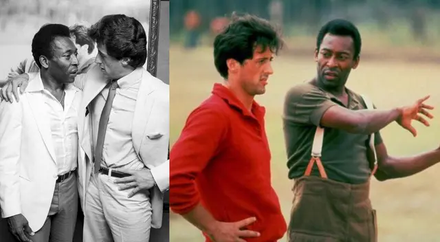 Actor decidió rendir homenaje a Pelé subiendo imágenes de la película en la que compartieron set: "Escape a la victoria".