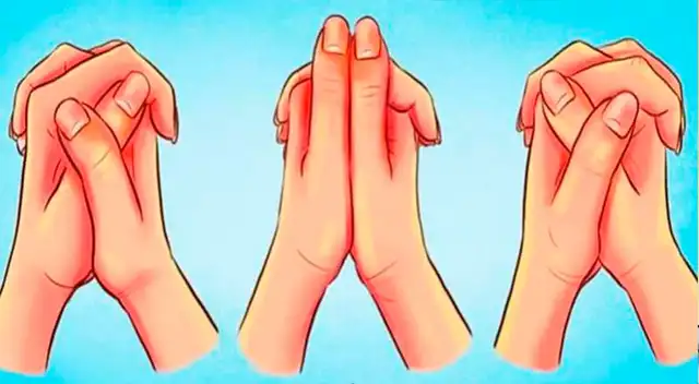¿Cómo cruzas las manos? Este test de personalidad hablará sobre tu persona