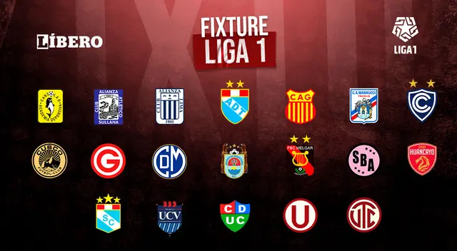 Fixture completo de la Liga 1 2023